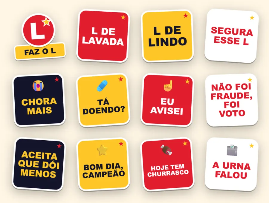 40 figurinhas para WhatsApp